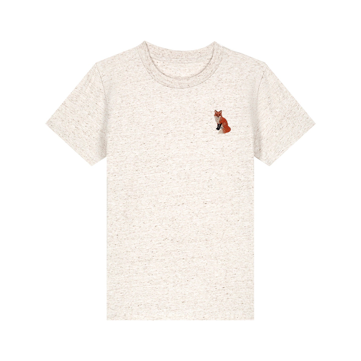 Fox Embroidered Kids T-Shirt