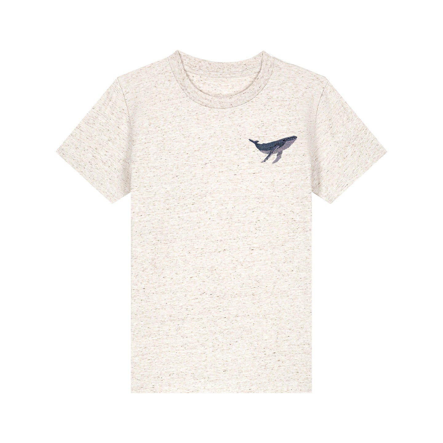 Humpback Whale Embroidered Kids T-Shirt