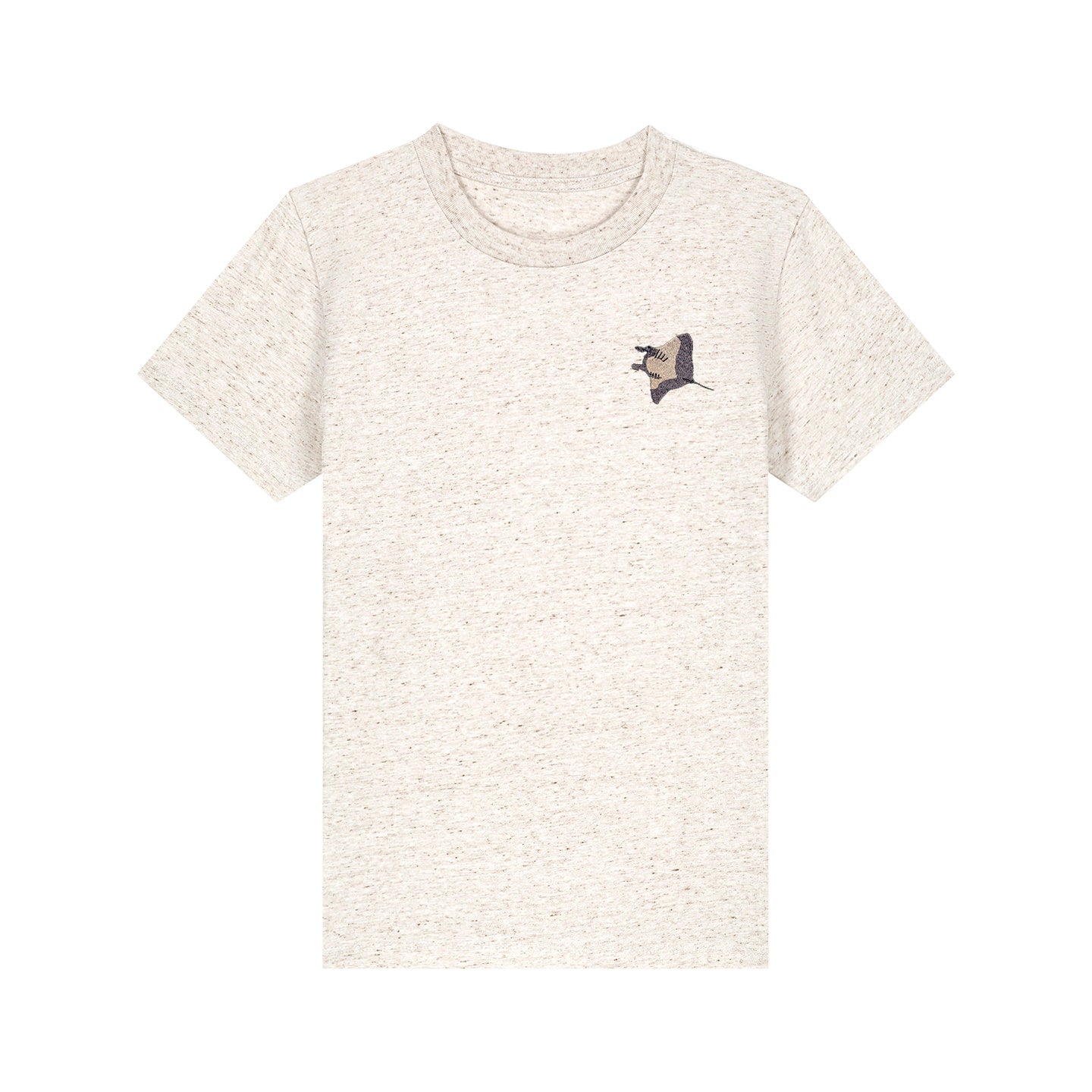 Manta Ray Embroidered Kids T-Shirt