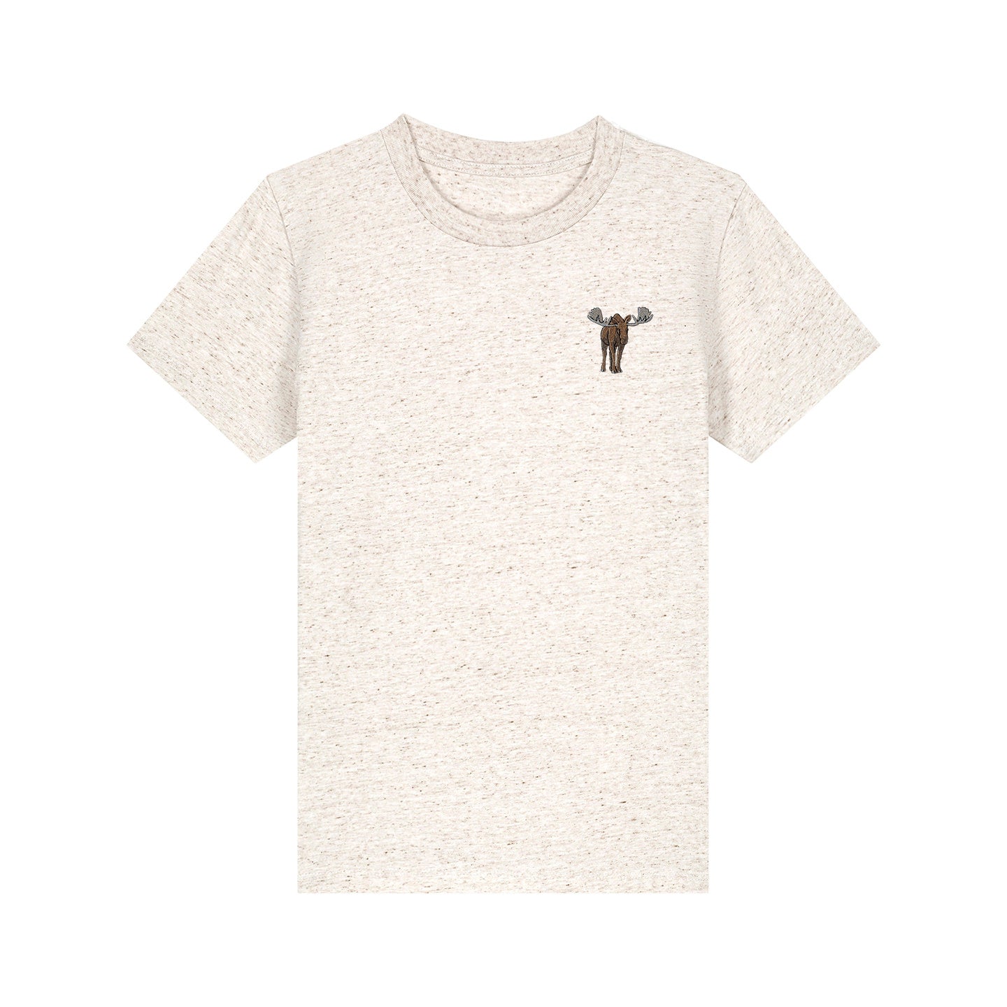 Moose Embroidered Kids T-Shirt