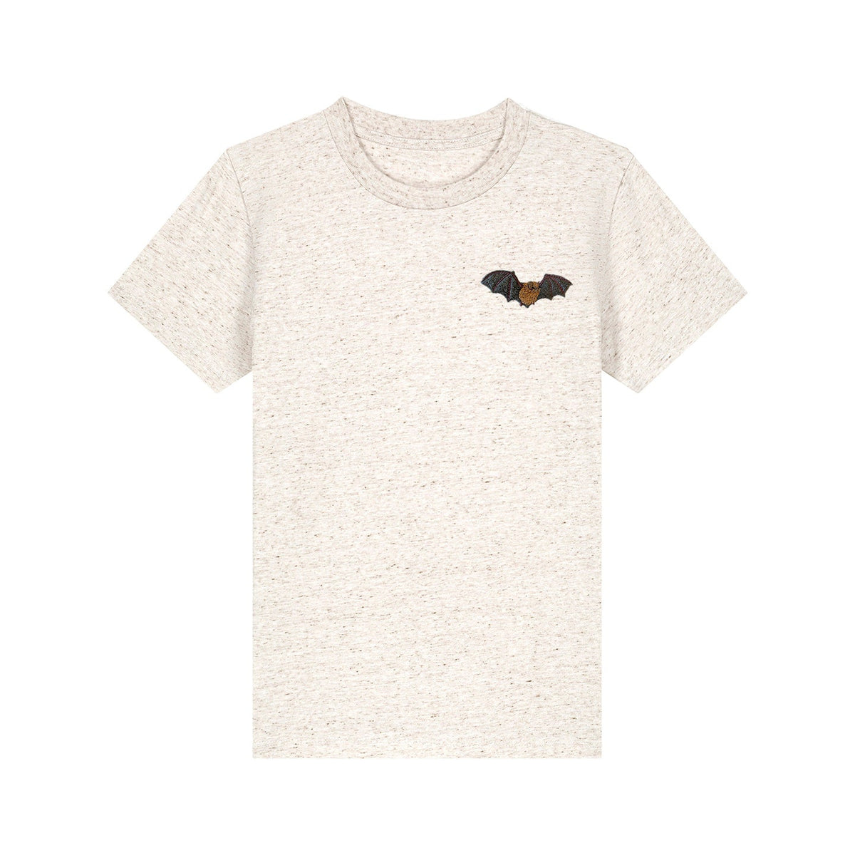 Noctule Bat Embroidered Kids T-Shirt