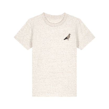 Pigeon Embroidered Kids T-Shirt