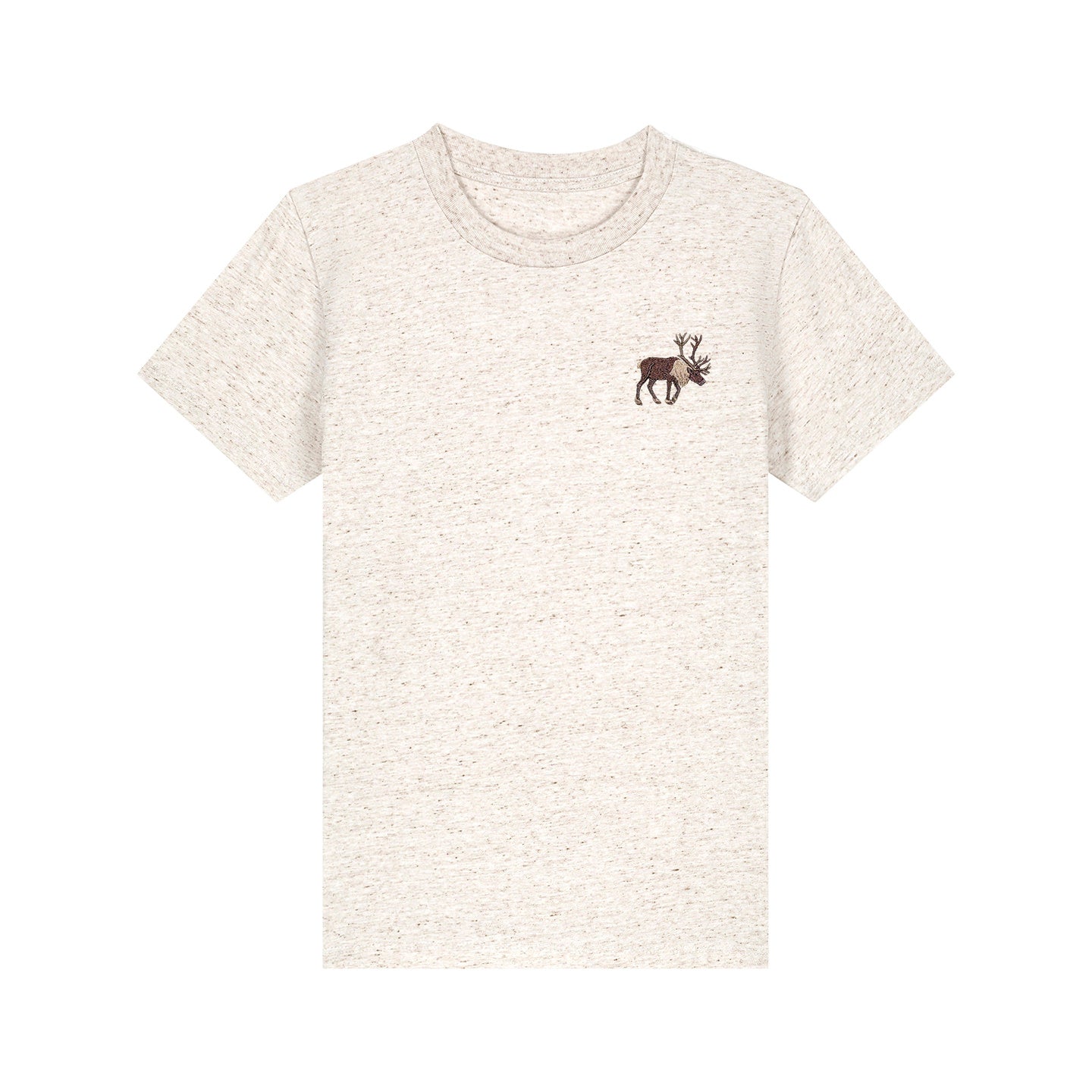 Reindeer Embroidered Kids T-Shirt