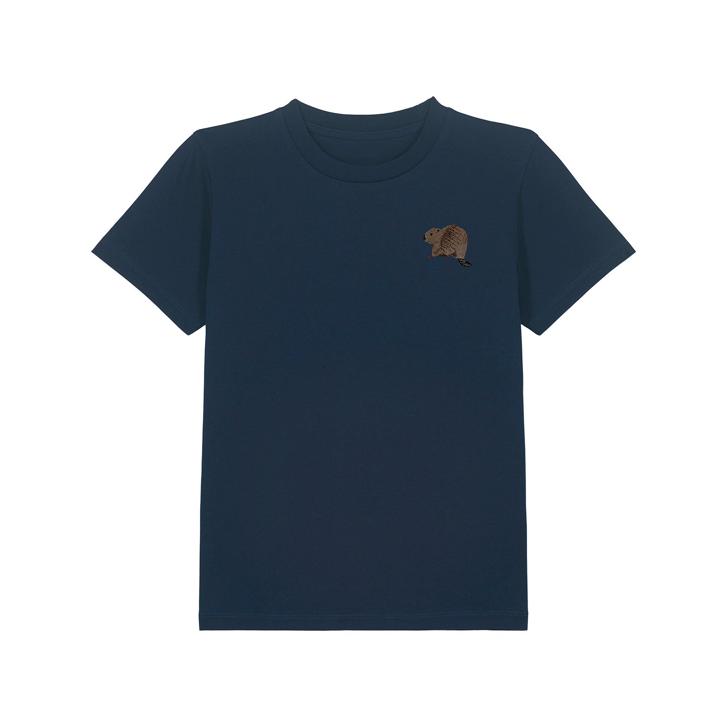 Beaver Riverside Embroidered Kids T-Shirt