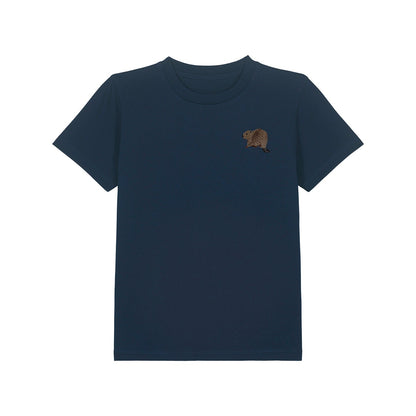 Beaver Riverside Embroidered Kids T-Shirt