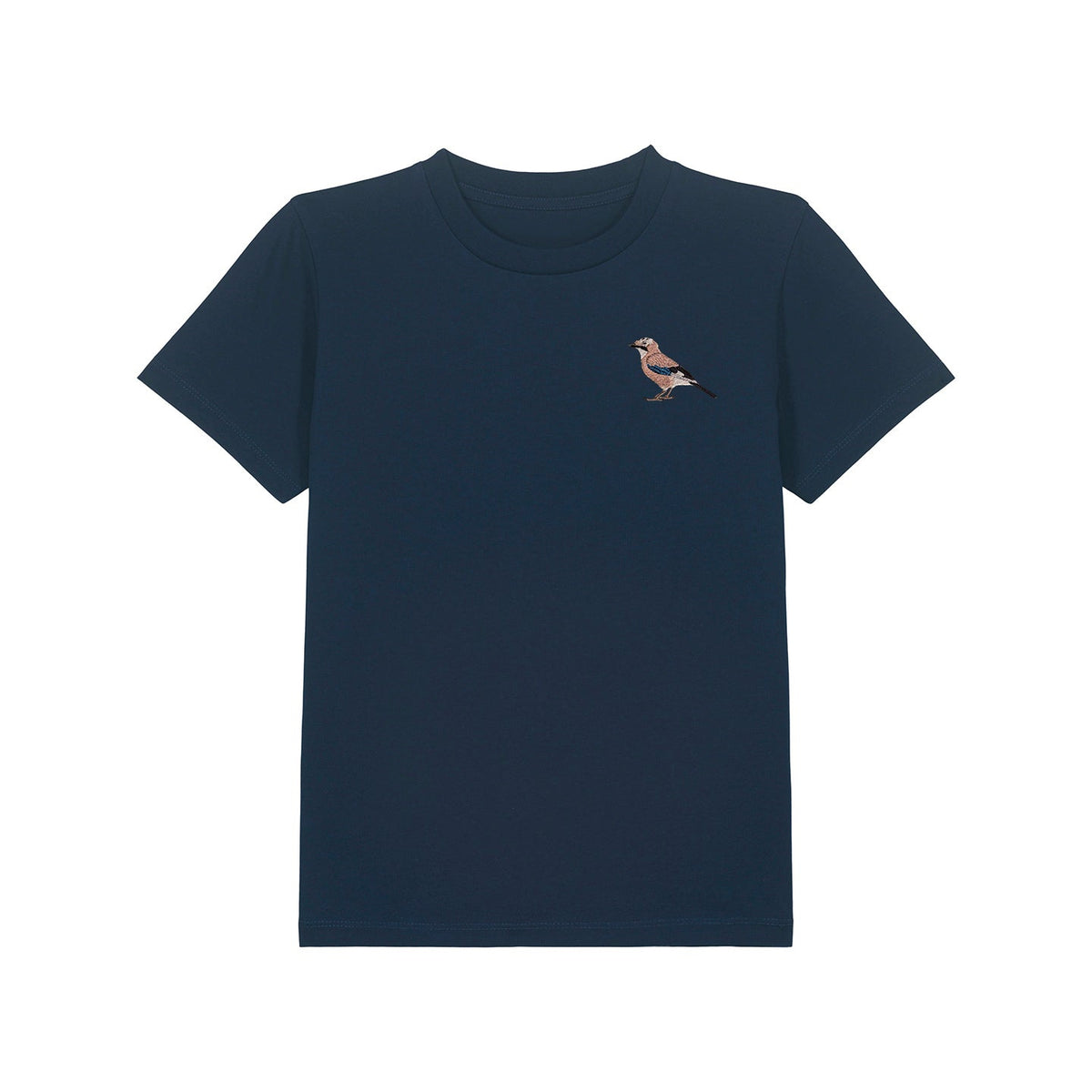 Eurasian Jay Embroidered Kids T-Shirt