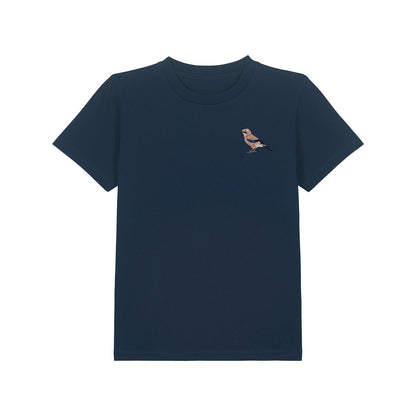 Eurasian Jay Embroidered Kids T-Shirt