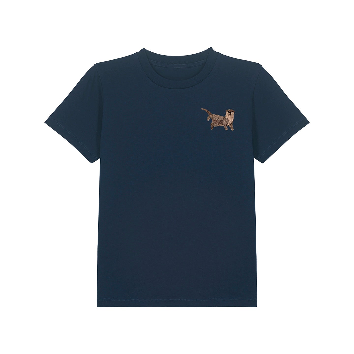 Otter Embroidered Kids T-Shirt