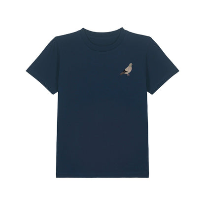 Pigeon Embroidered Kids T-Shirt