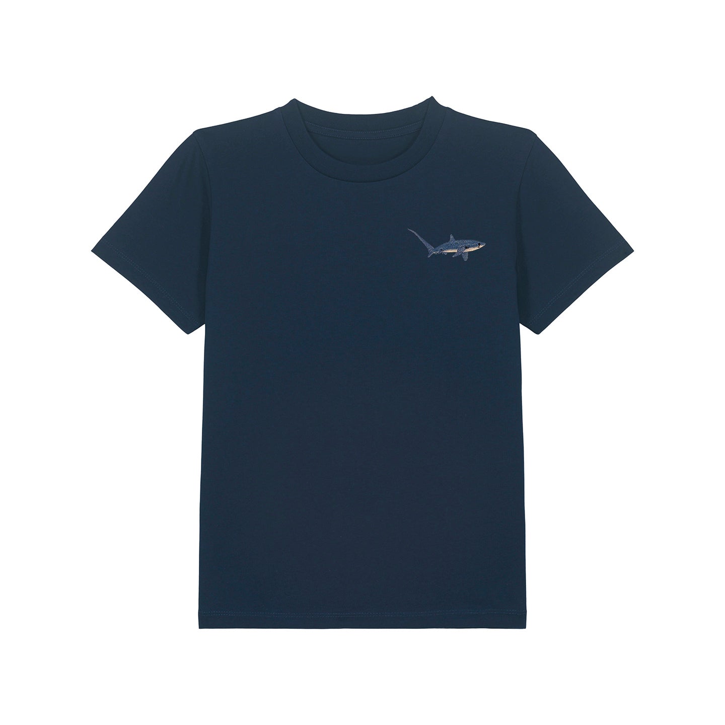 Thresher Shark Embroidered Kids T-Shirt