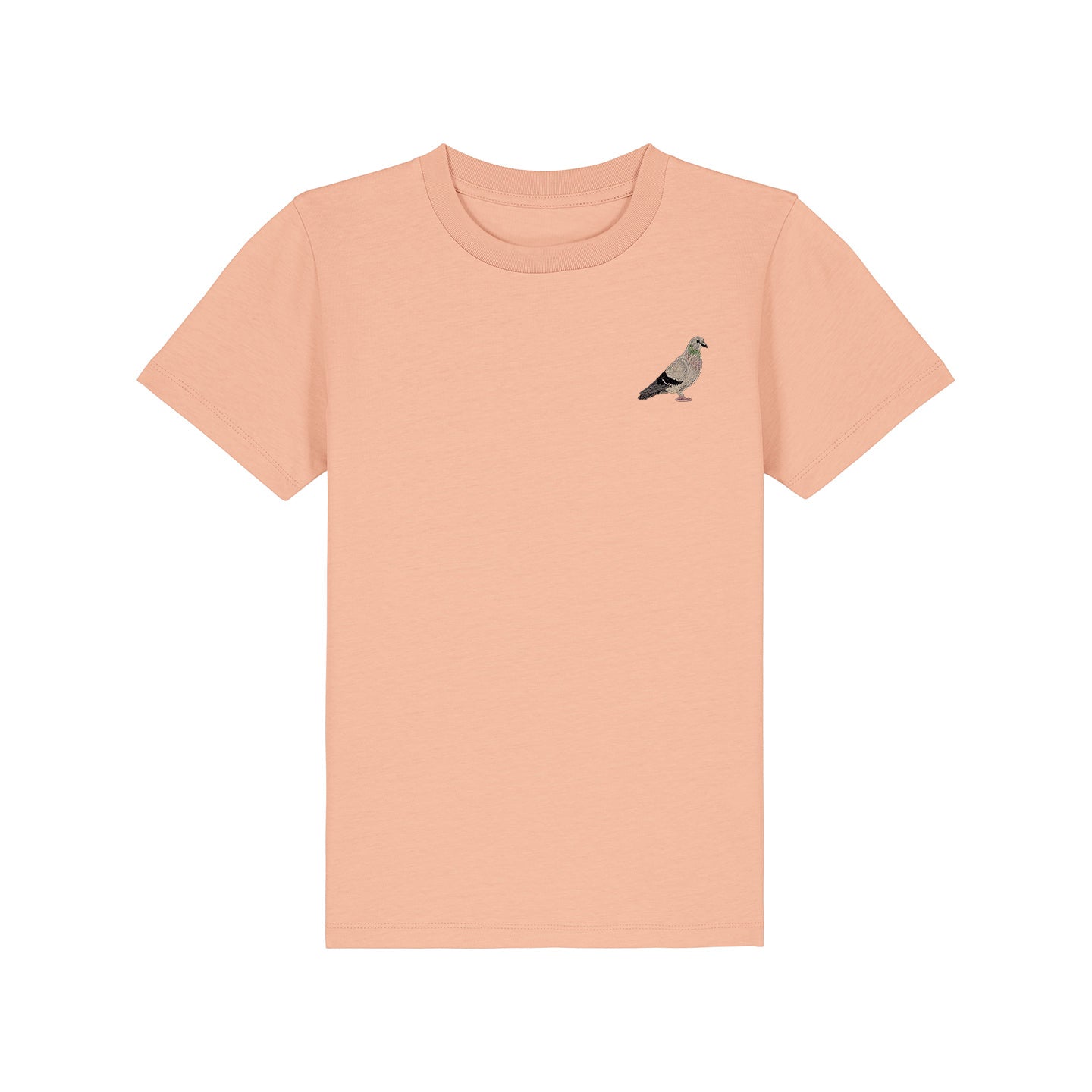 Pigeon Embroidered Kids T-Shirt