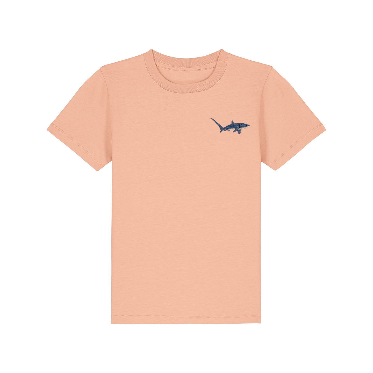Thresher Shark Embroidered Kids T-Shirt