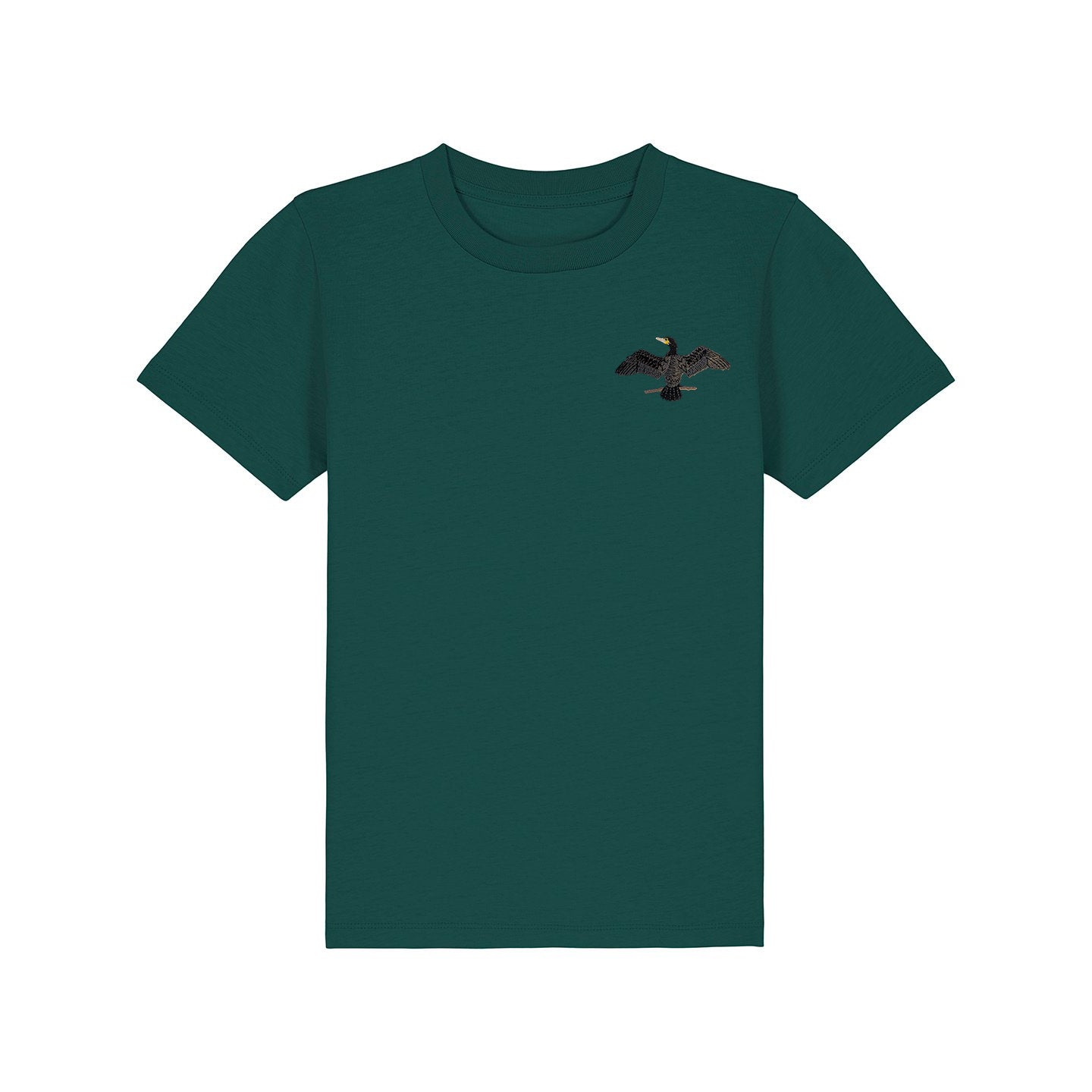 Cormorant Embroidered Kids T-Shirt