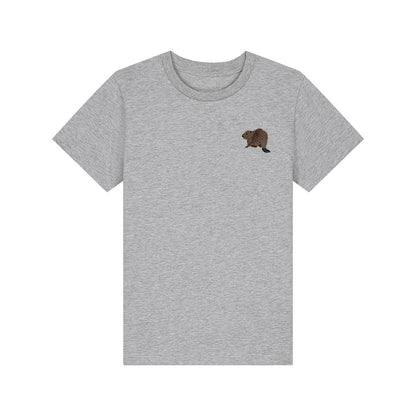 Beaver Riverside Embroidered Kids T-Shirt