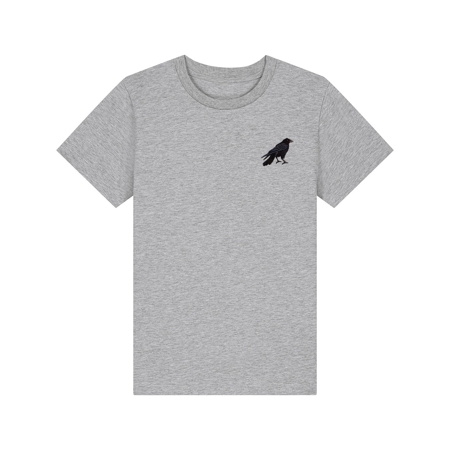 Crow Embroidered Kids T-Shirt
