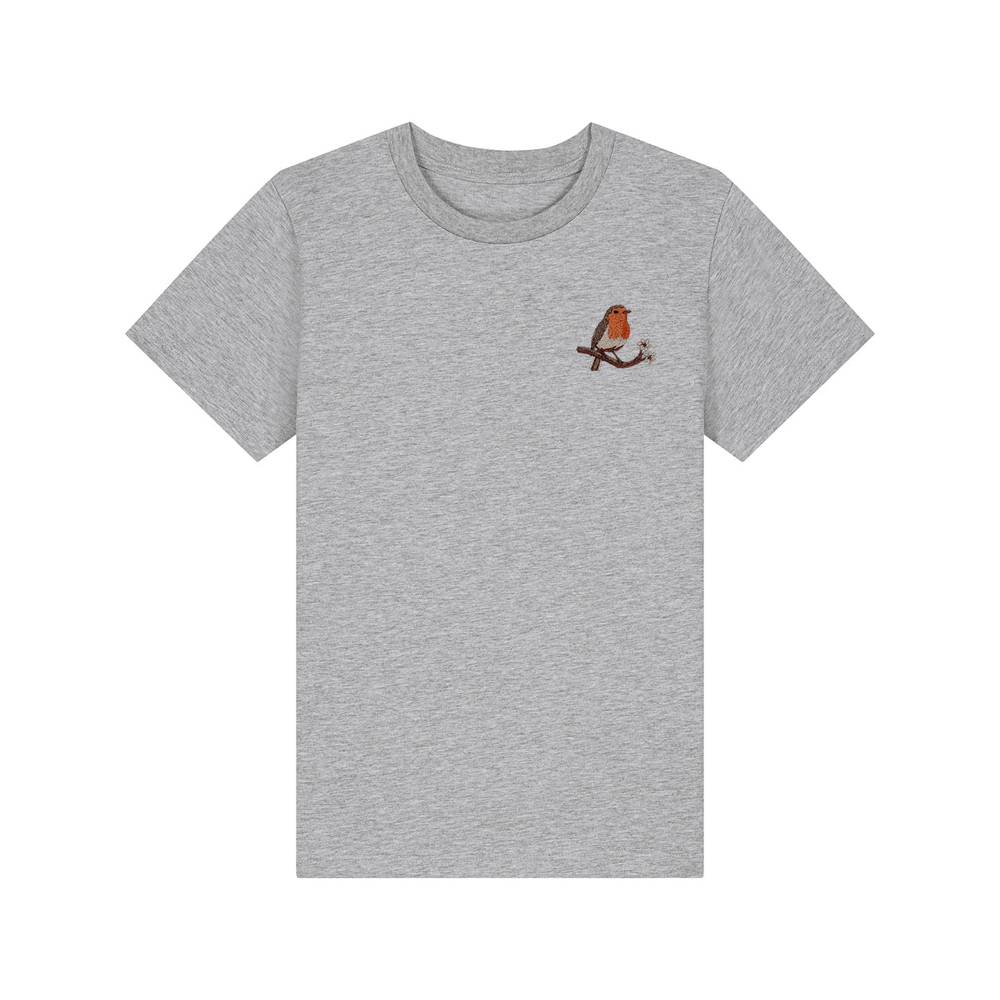 Robin Embroidered Kids T-Shirt