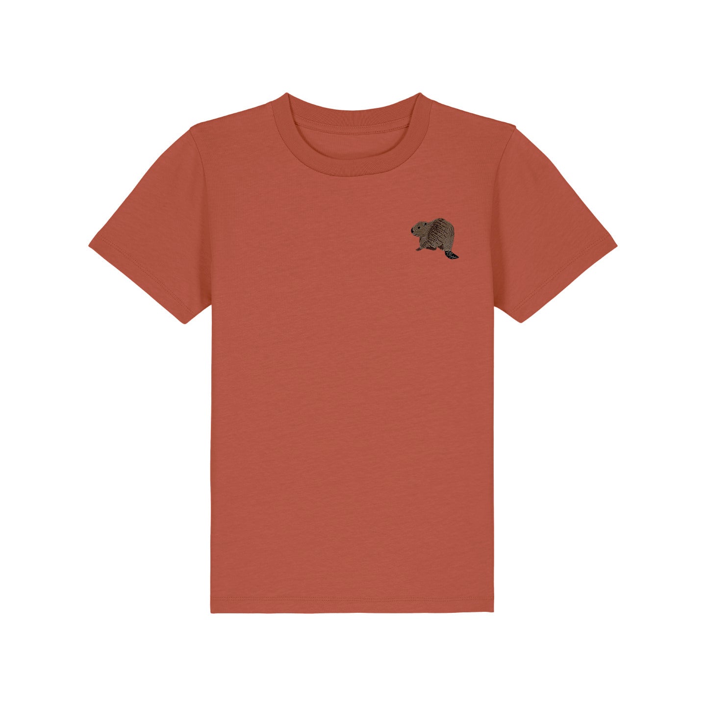Beaver Riverside Embroidered Kids T-Shirt