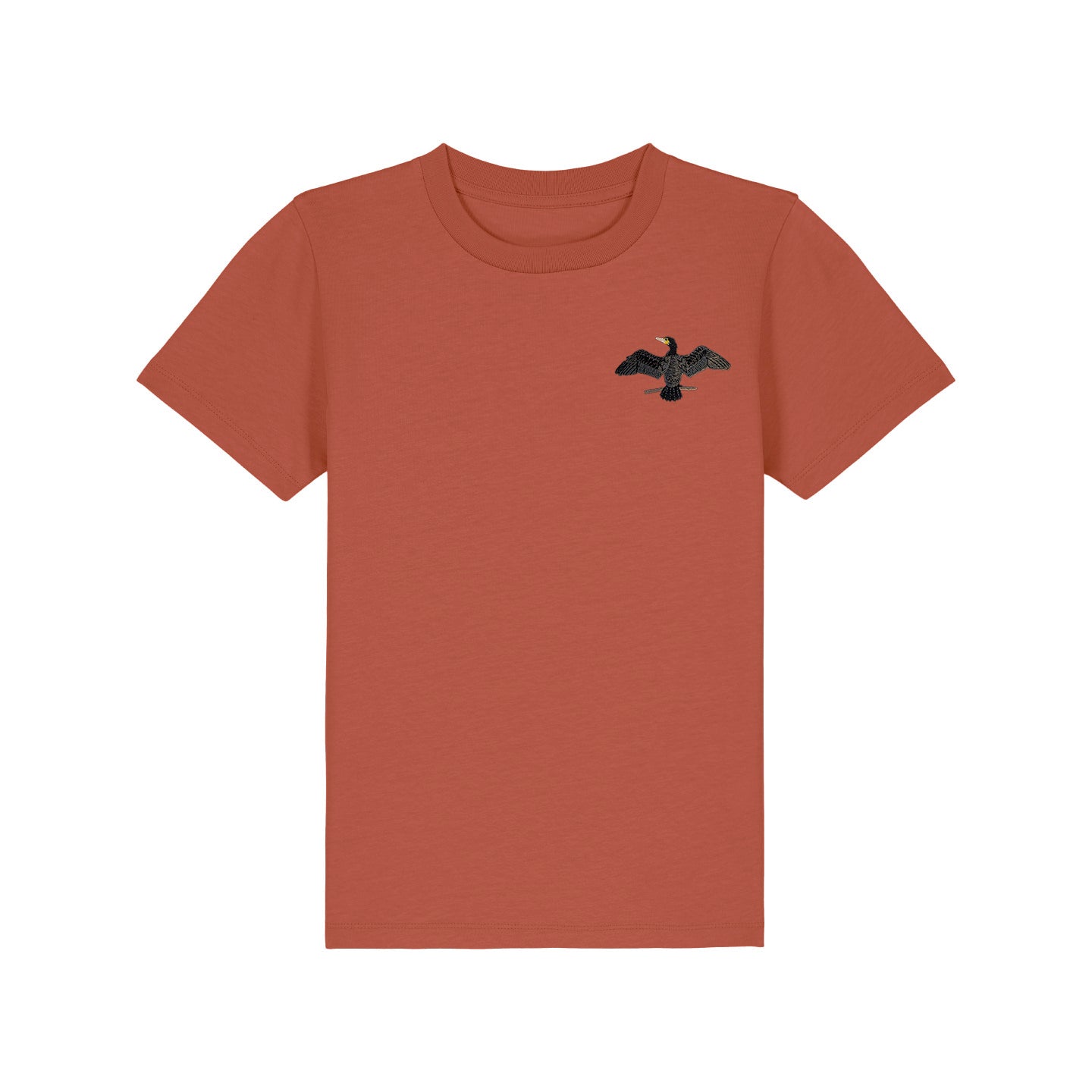 Cormorant Embroidered Kids T-Shirt