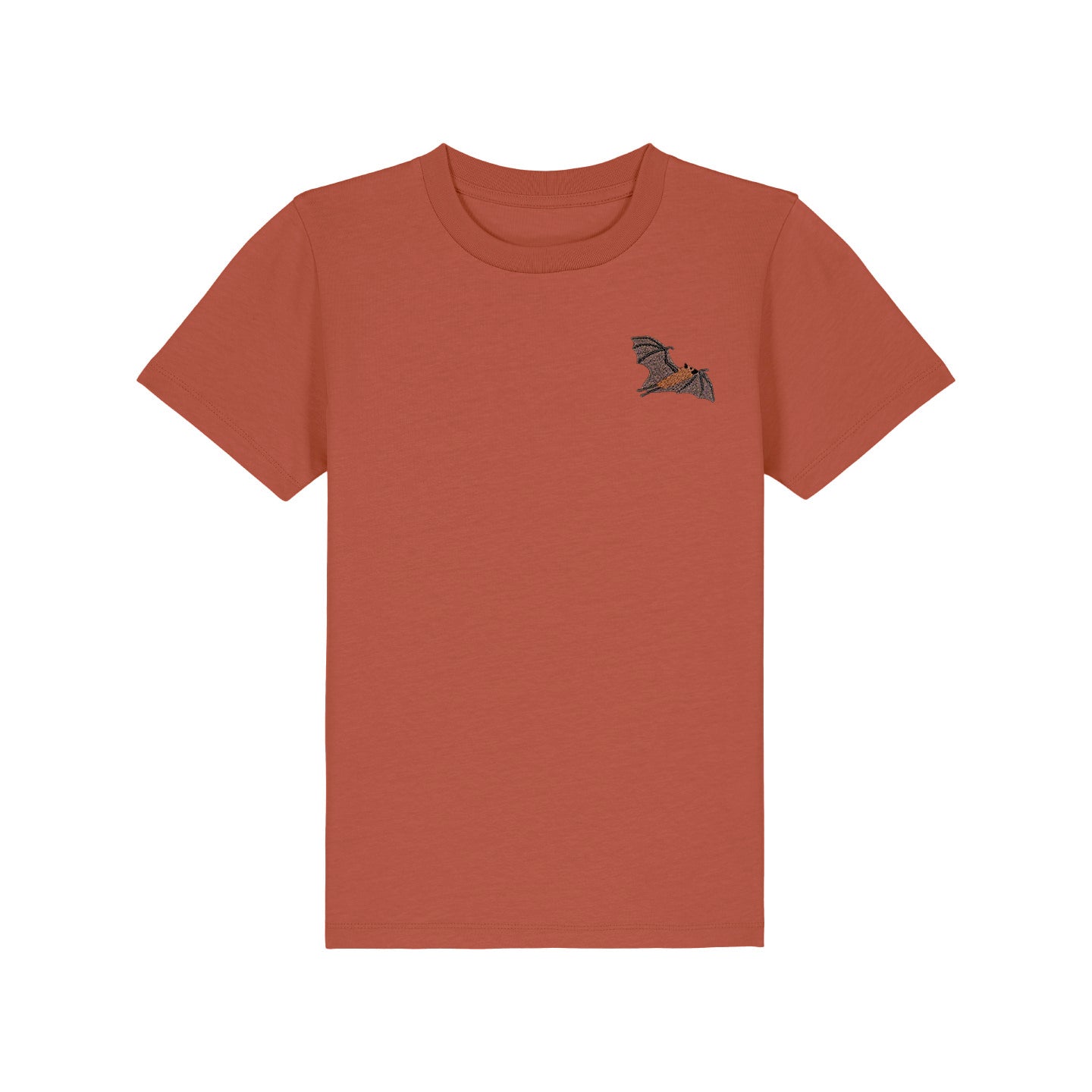 Fruit Bat Embroidered Kids T-Shirt