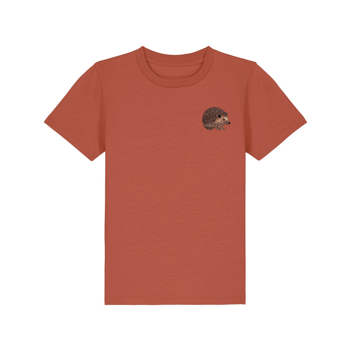 Hedgehog Embroidered Kids T-Shirt
