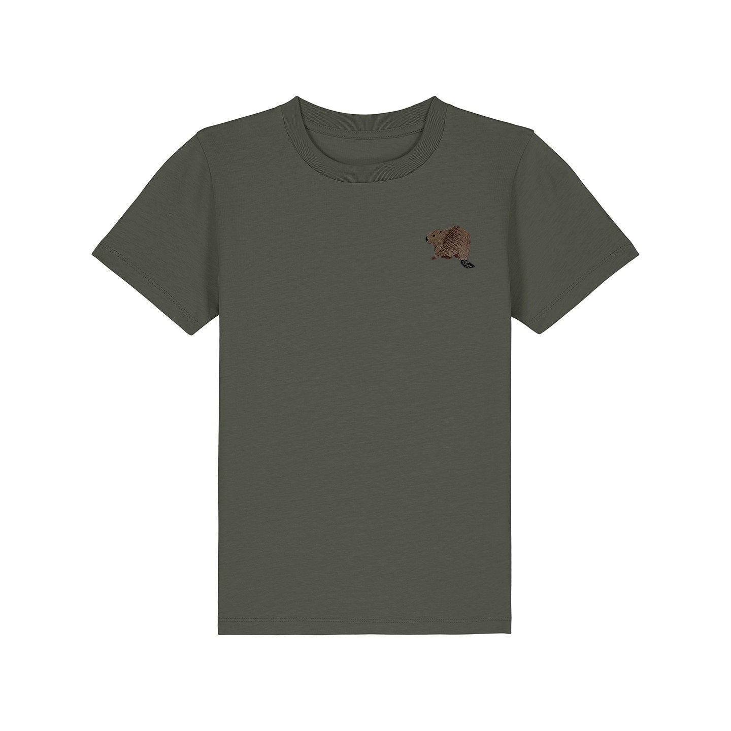 Beaver Riverside Embroidered Kids T-Shirt