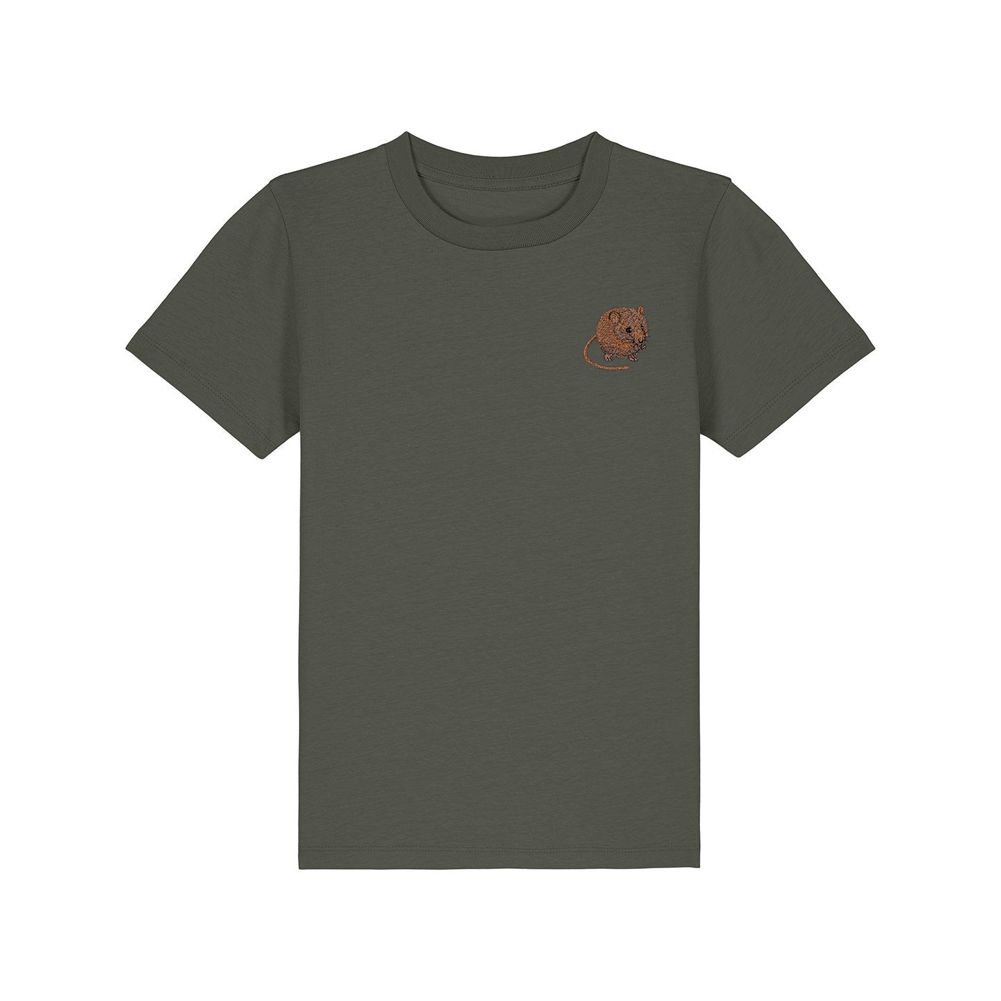 Harvest Mouse Embroidered Kids T-Shirt