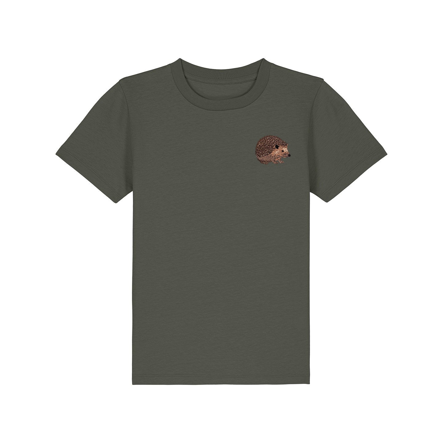 Hedgehog Embroidered Kids T-Shirt