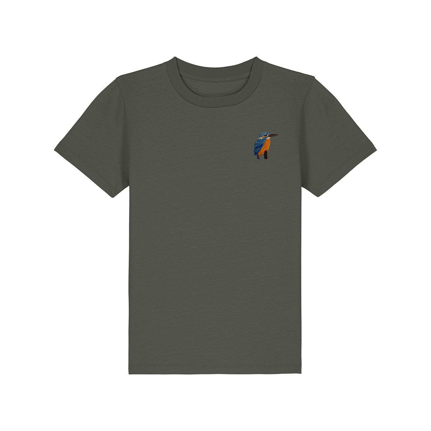 Kingfisher Embroidered Kids T-Shirt