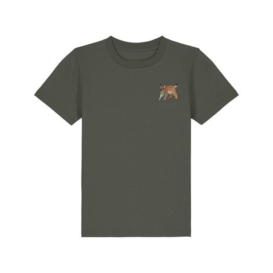 Lynx Embroidered Kids T-Shirt