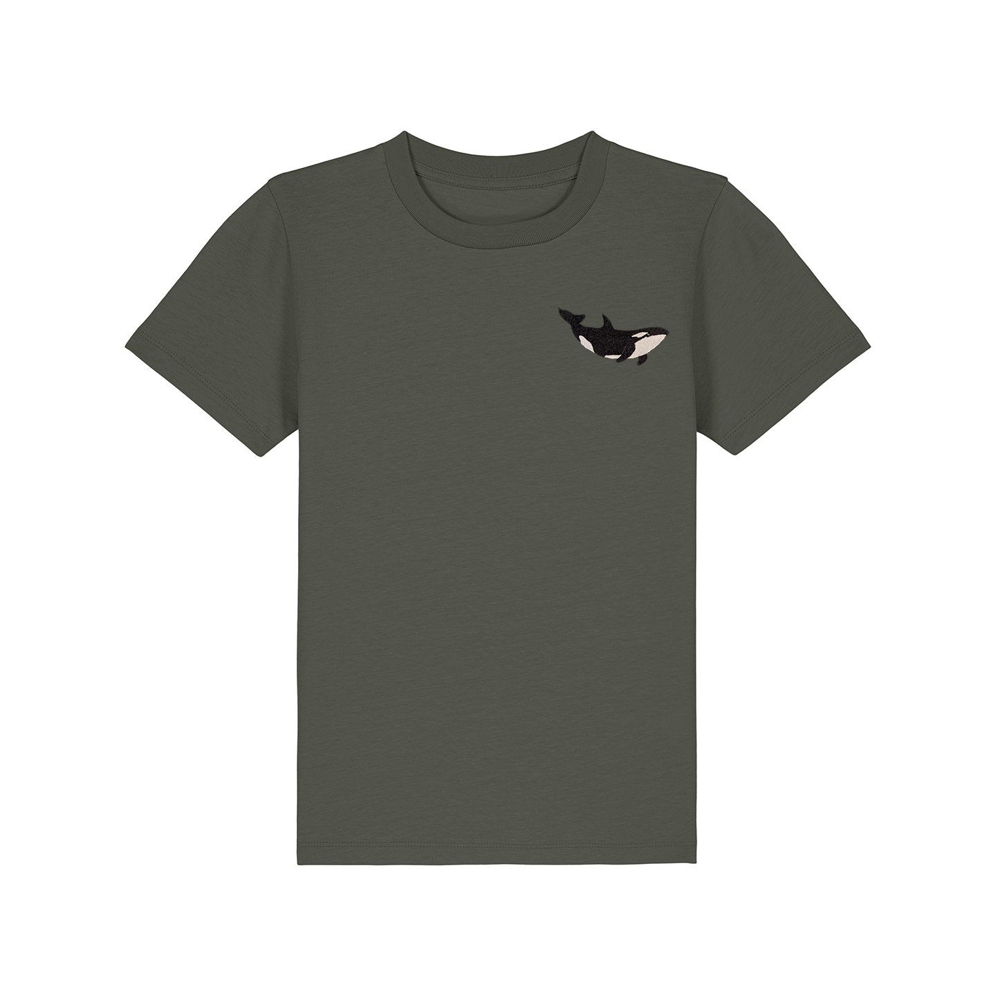 Orca Embroidered Kids T-Shirt