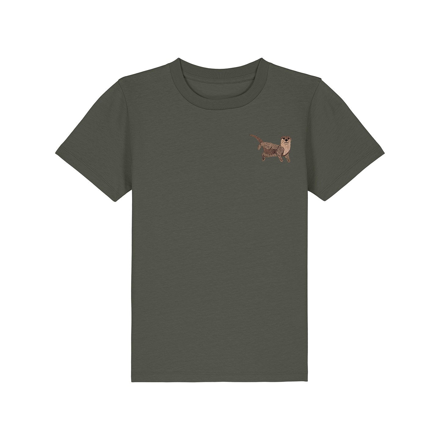 Otter Embroidered Kids T-Shirt