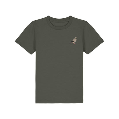 Pigeon Embroidered Kids T-Shirt