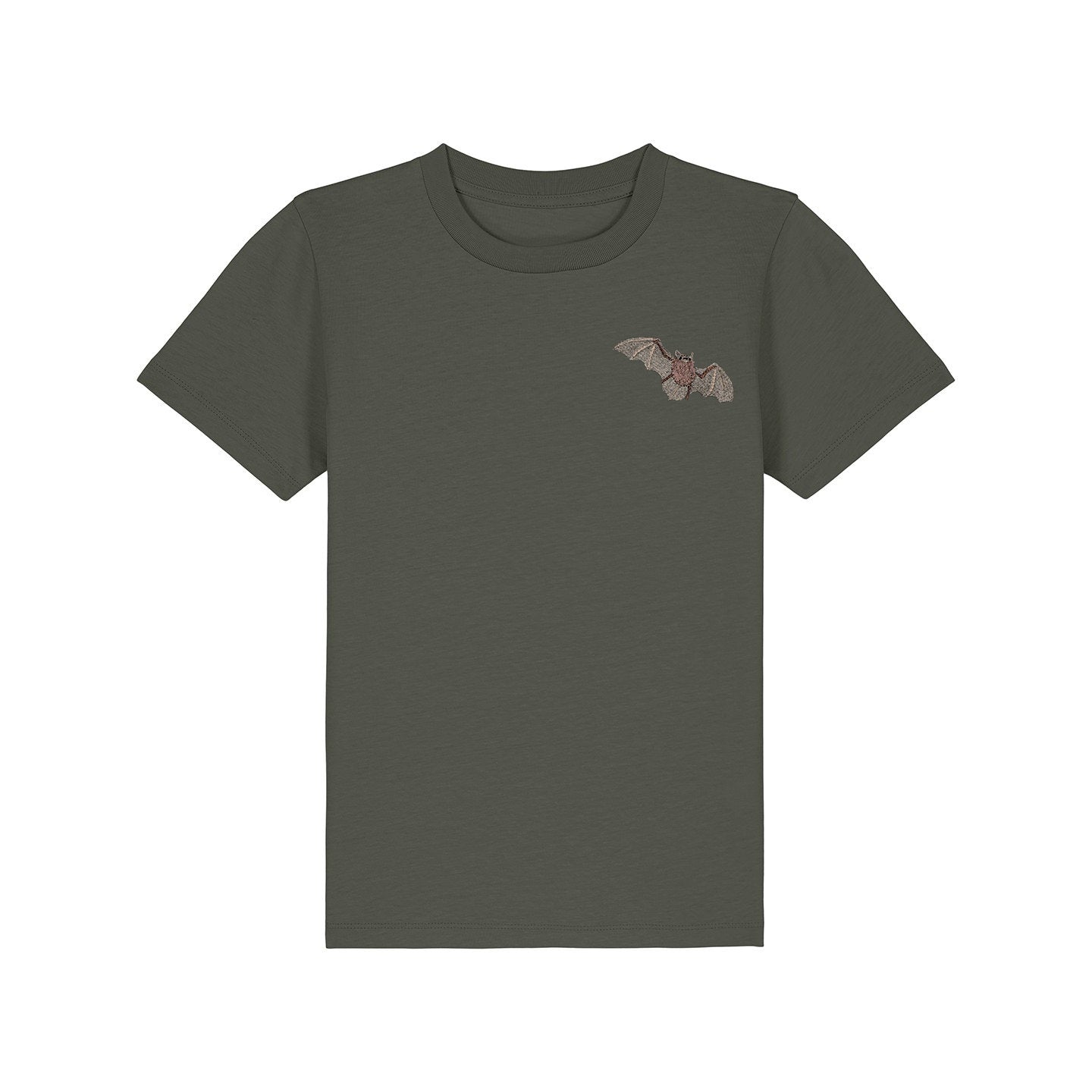 Pipistrelle Bat Embroidered Kids T-Shirt