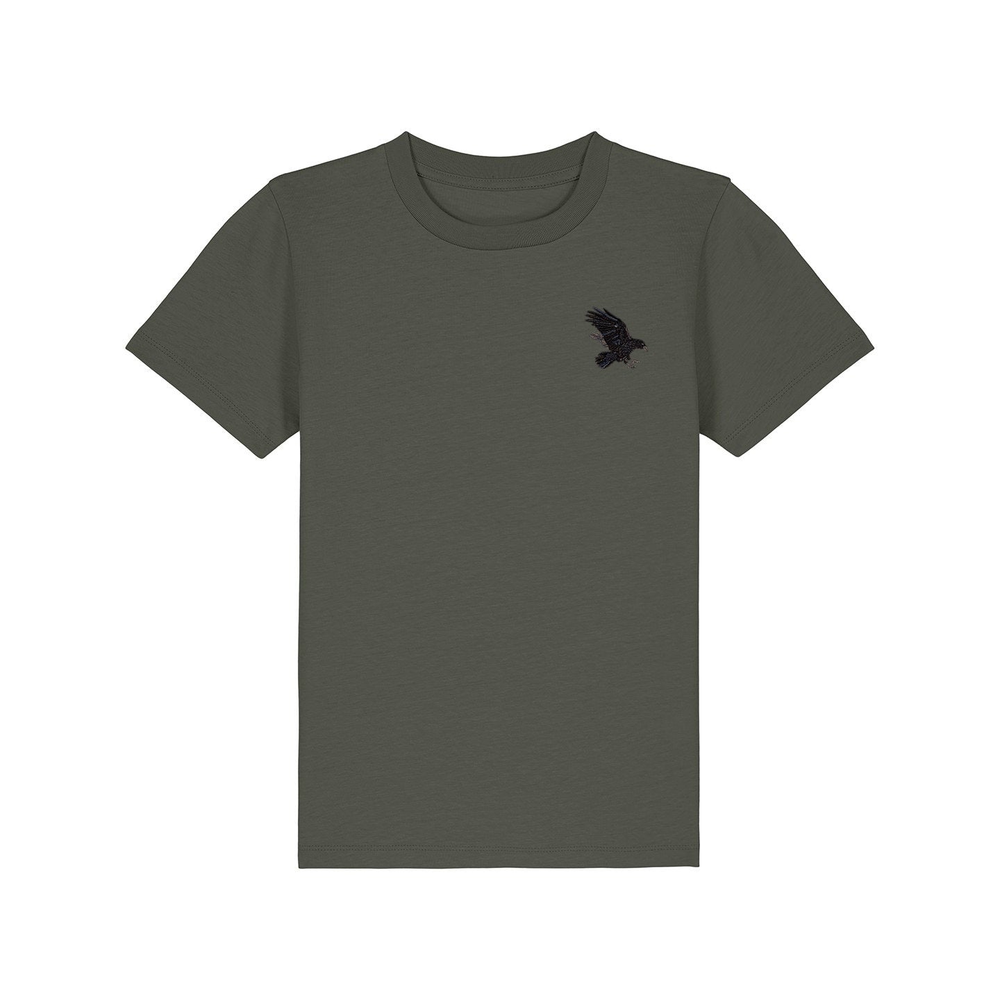 Raven Embroidered Kids T-Shirt