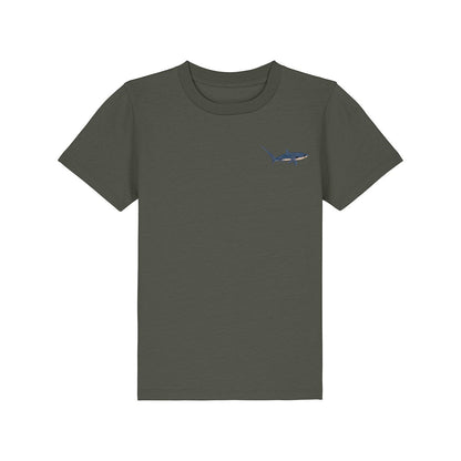 Thresher Shark Embroidered Kids T-Shirt