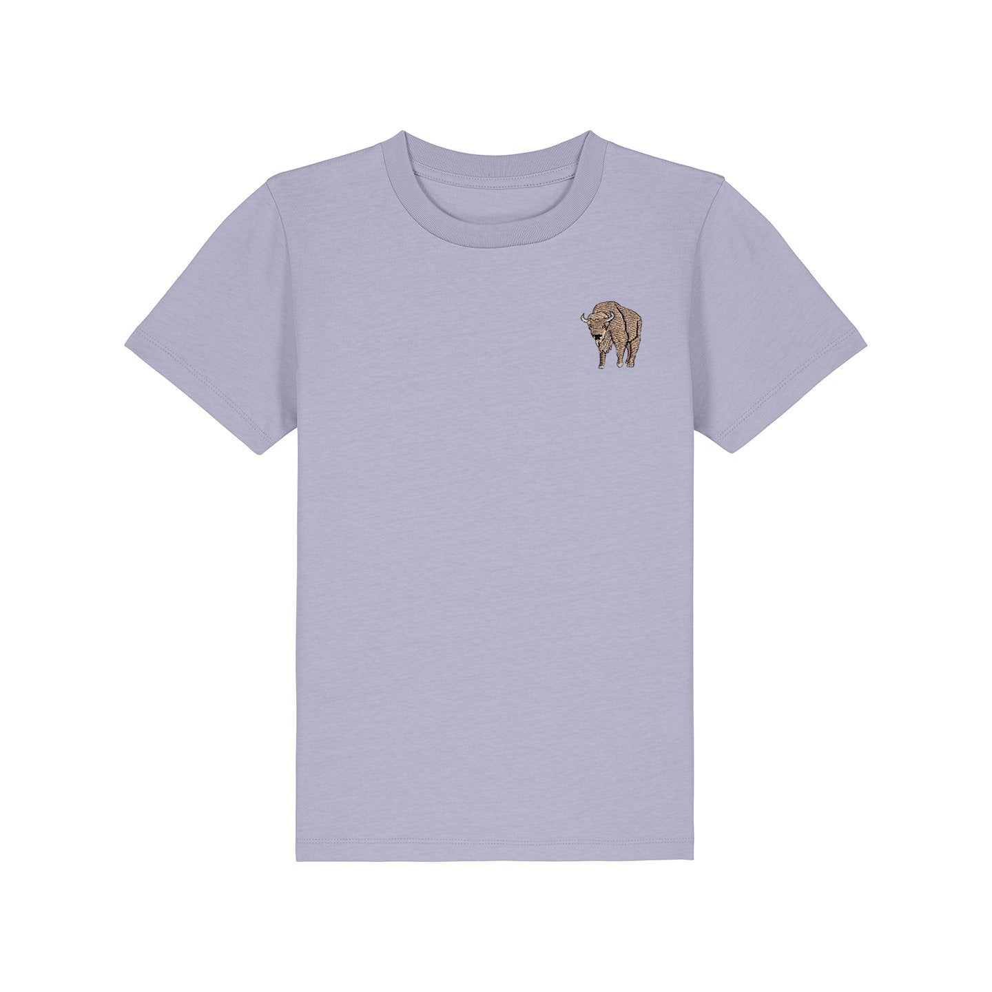 Bison Embroidered Kids T-Shirt