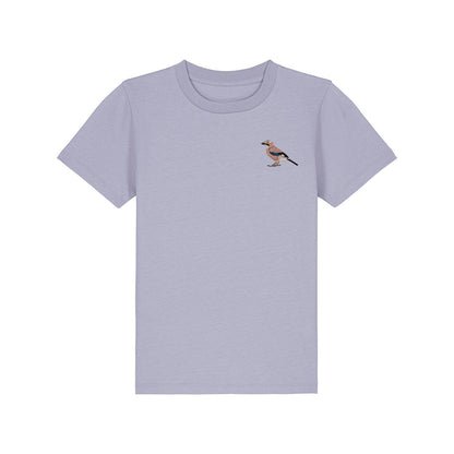 Eurasian Jay Embroidered Kids T-Shirt