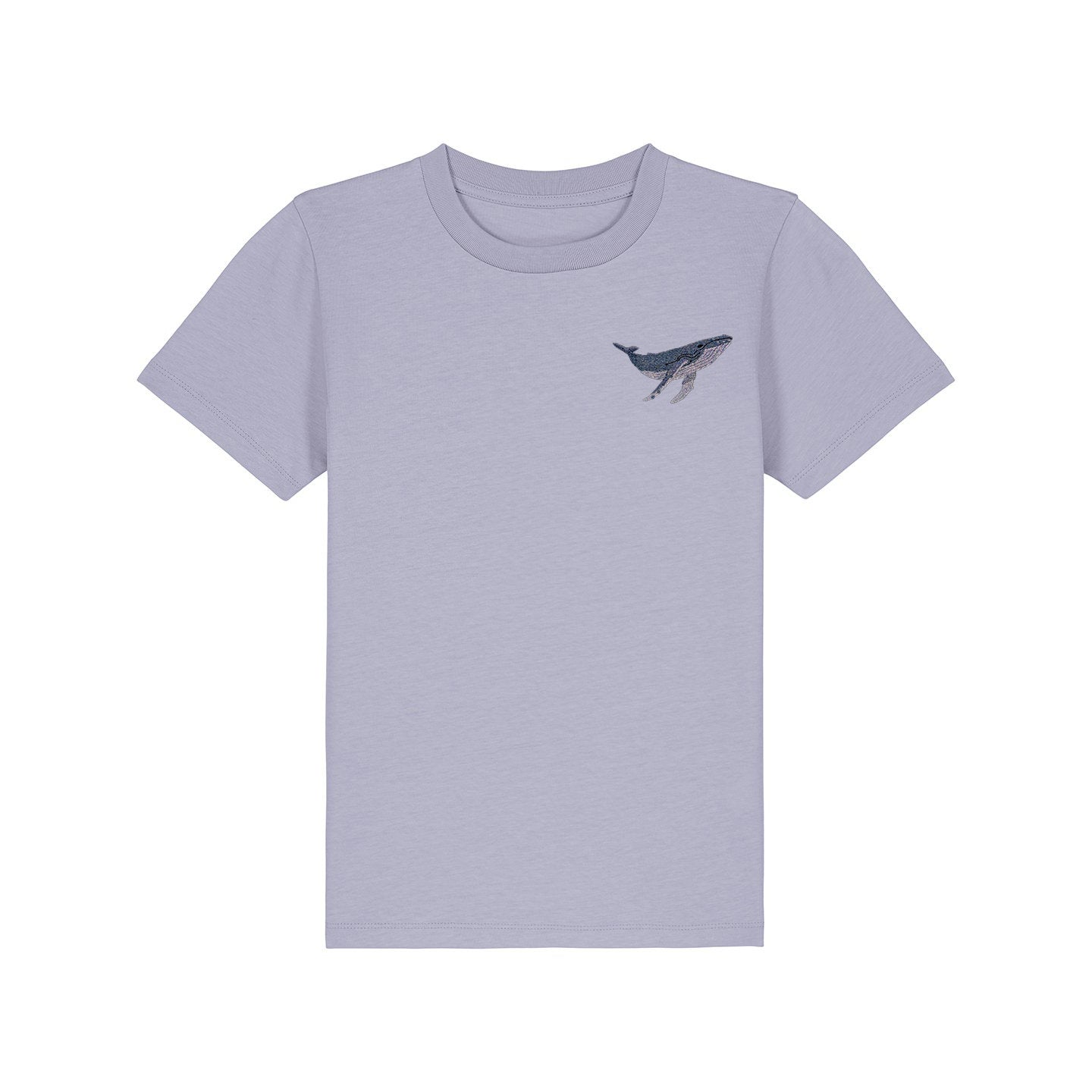 Humpback Whale Embroidered Kids T-Shirt