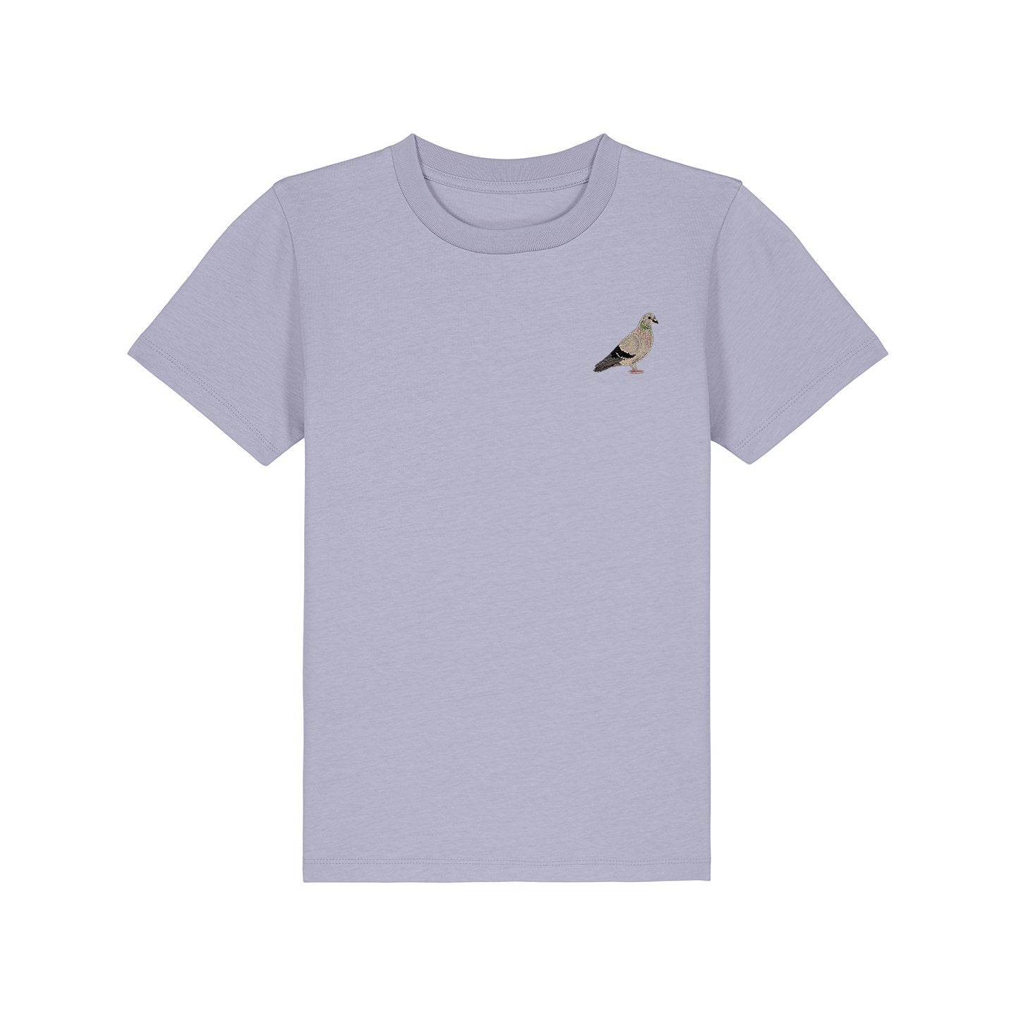 Pigeon Embroidered Kids T-Shirt