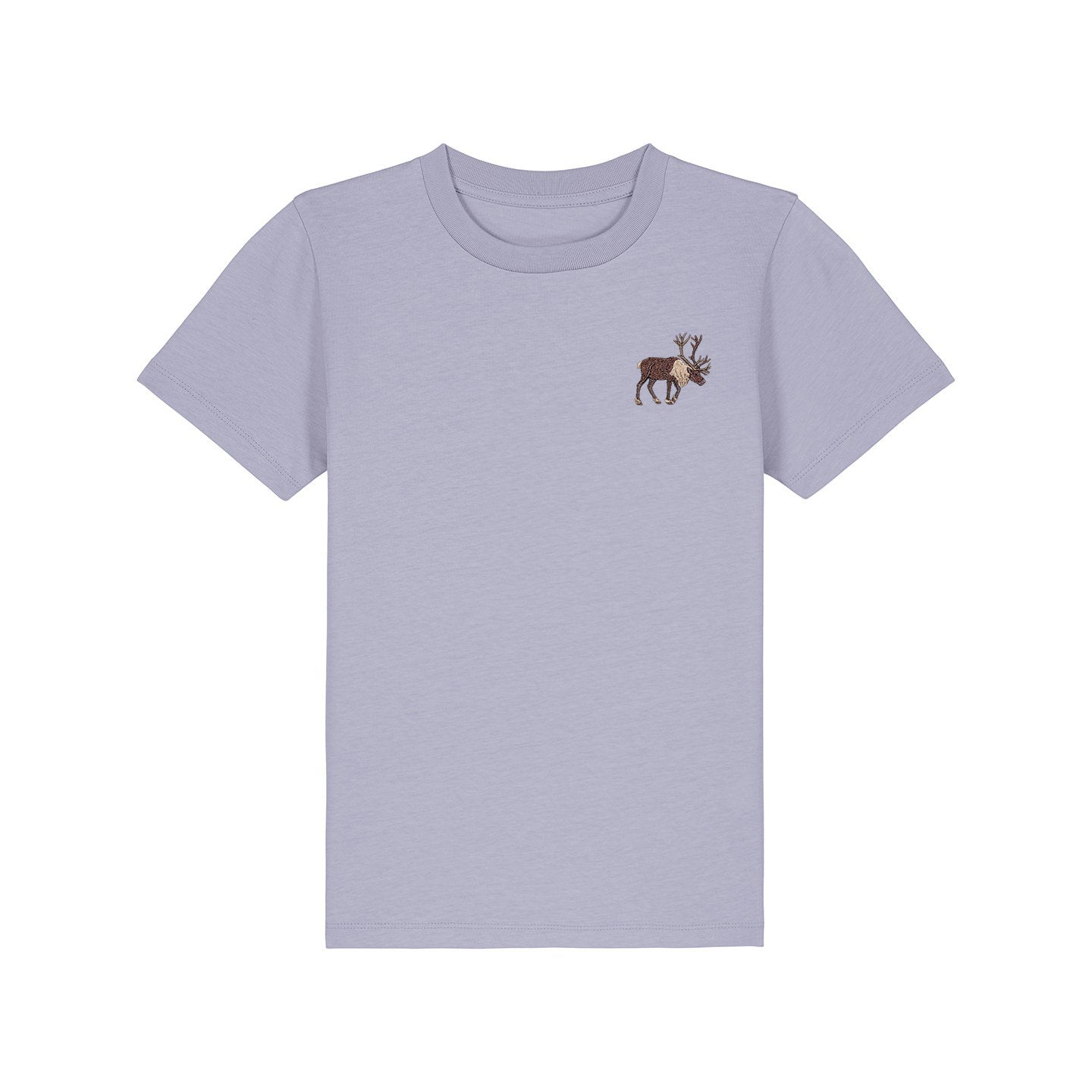 Reindeer Embroidered Kids T-Shirt