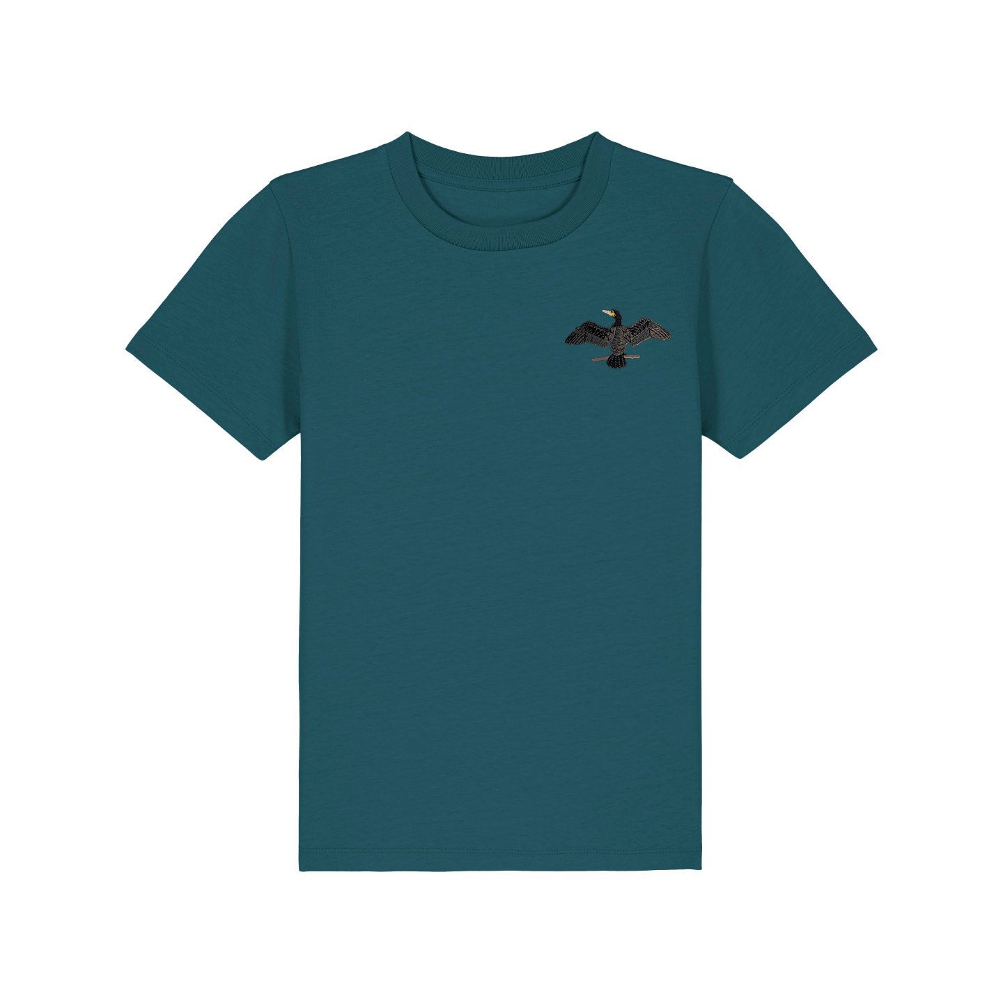 Cormorant Embroidered Kids T-Shirt