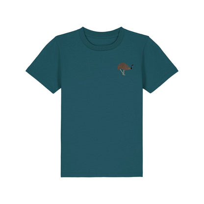 Emu Embroidered Kids T-Shirt