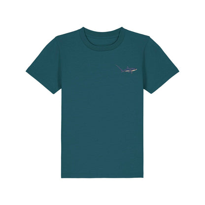 Thresher Shark Embroidered Kids T-Shirt