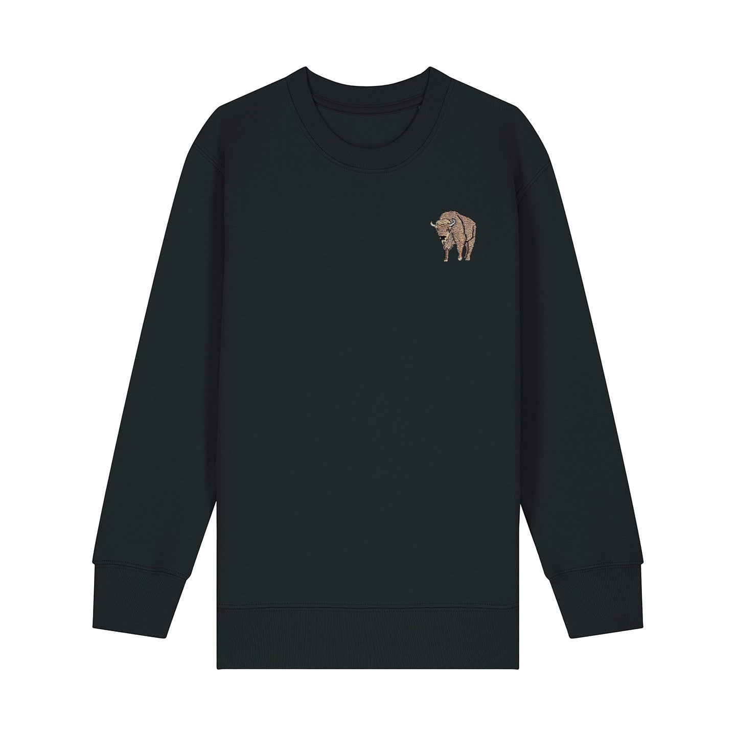 Bison Embroidered Kids Jumper