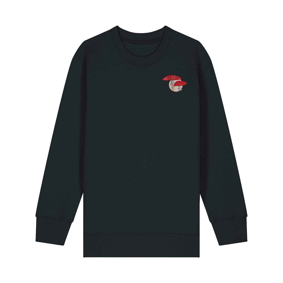 Fly Agaric Mushroom Embroidered Kids Jumper