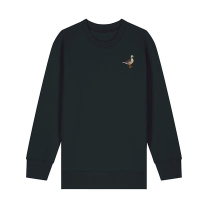 Greylag Goose Embroidered Kids Jumper