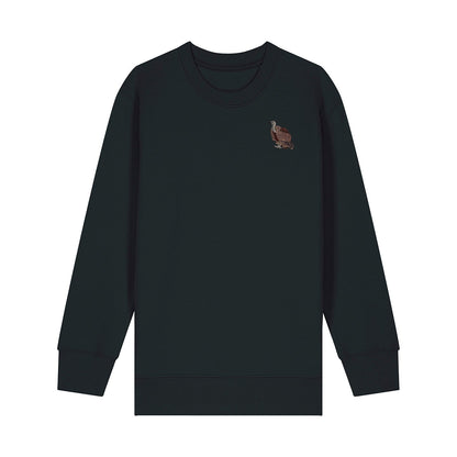 Griffon Vulture Embroidered Kids Jumper