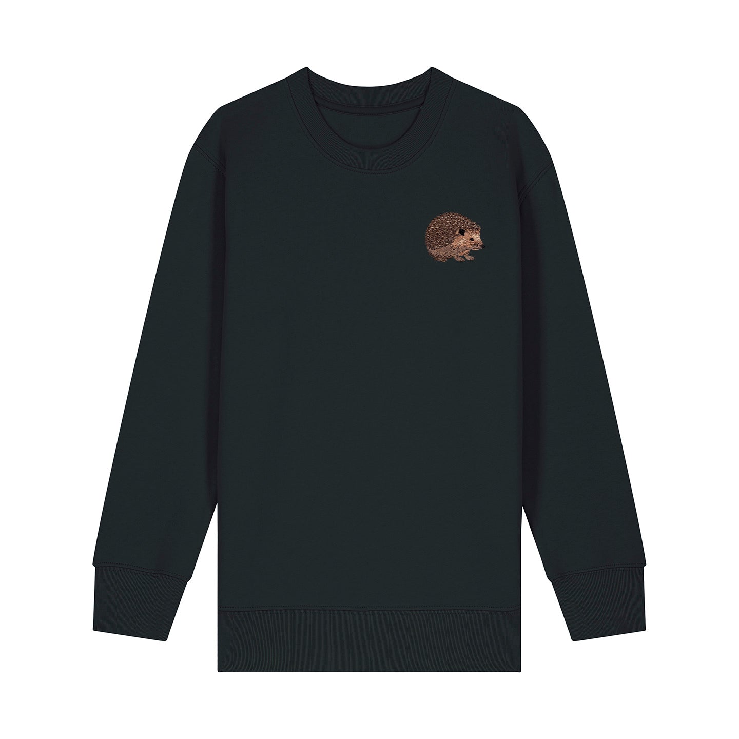 Hedgehog Embroidered Kids Jumper
