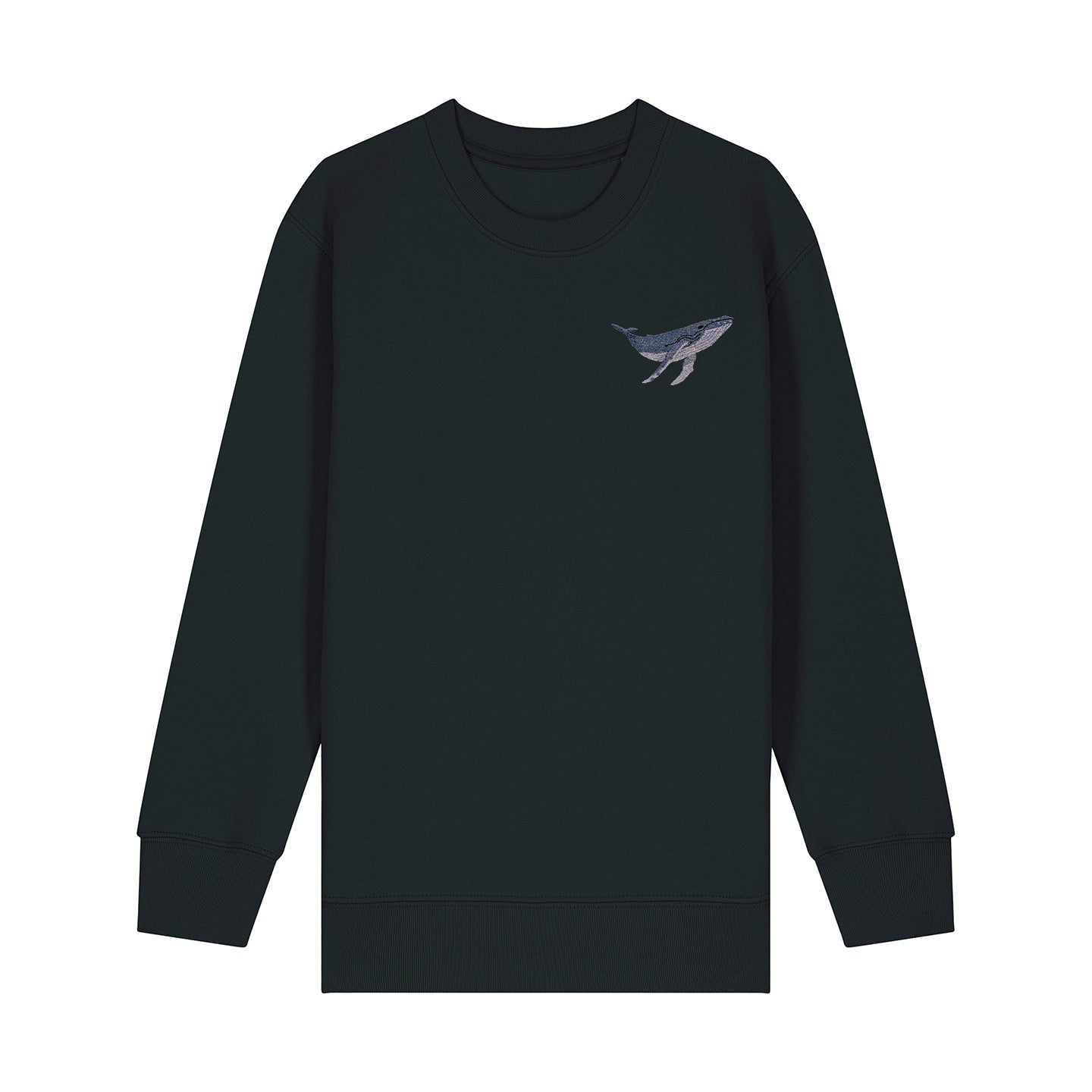 Humpback Whale Embroidered Kids Jumper