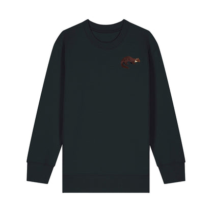 Pine Marten Embroidered Kids Jumper